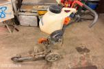 Husqvarna kappvogn med vanntank