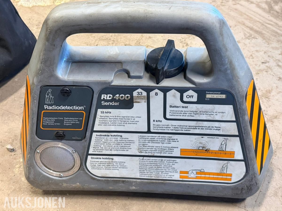 Radiodetection RD 400 Kabelsøker