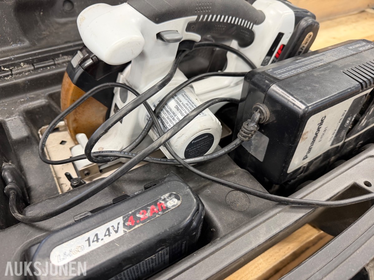 Panasonic Metalsag, drill, muttertrekker og stikksag