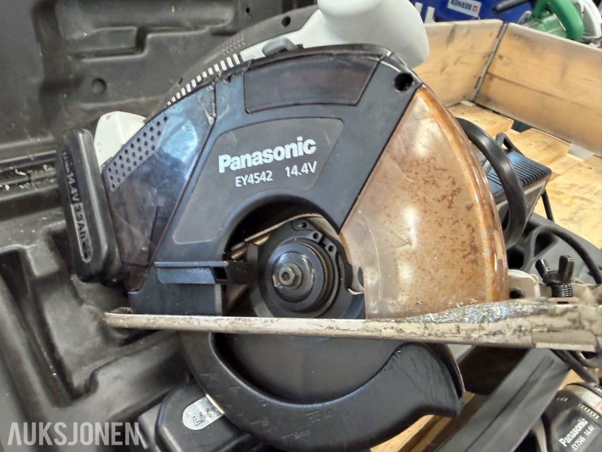 Panasonic Metalsag, drill, muttertrekker og stikksag