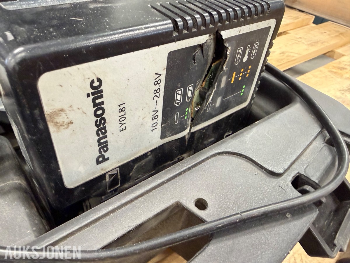 Panasonic Metalsag, drill, muttertrekker og stikksag