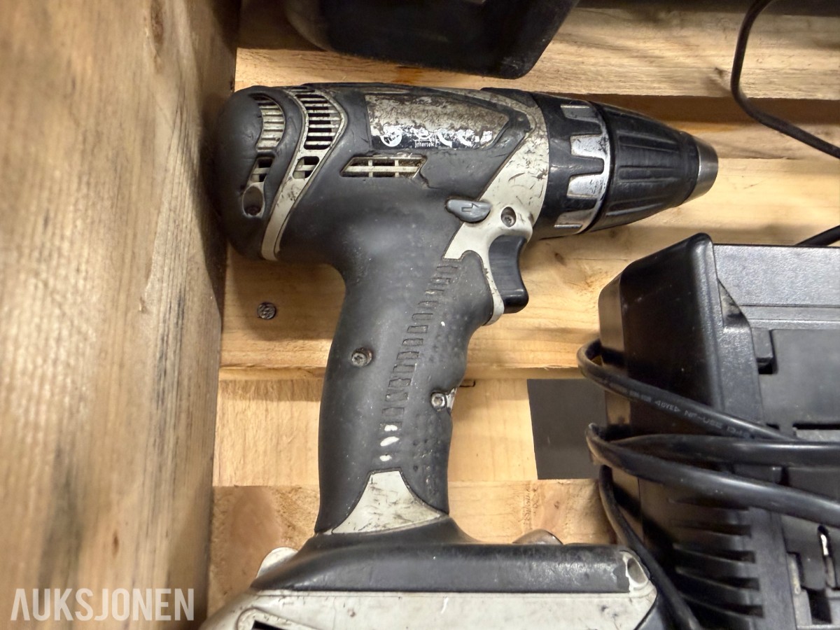 Panasonic Metalsag, drill, muttertrekker og stikksag