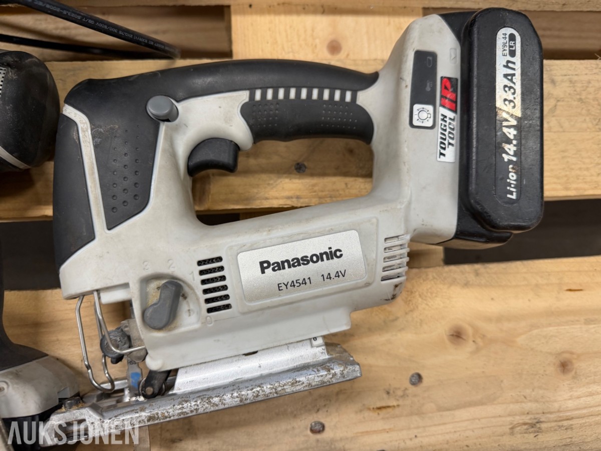 Panasonic Metalsag, drill, muttertrekker og stikksag