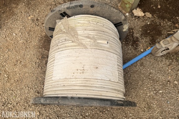 Kabeltrommel 1000 m hvit signalkabel 2,5 mm² - flerleder