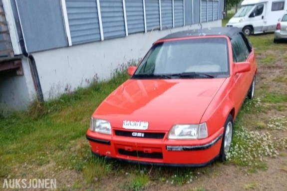 1989 Opel Kadett cab 2.0 116hk mye påkostet      159000km