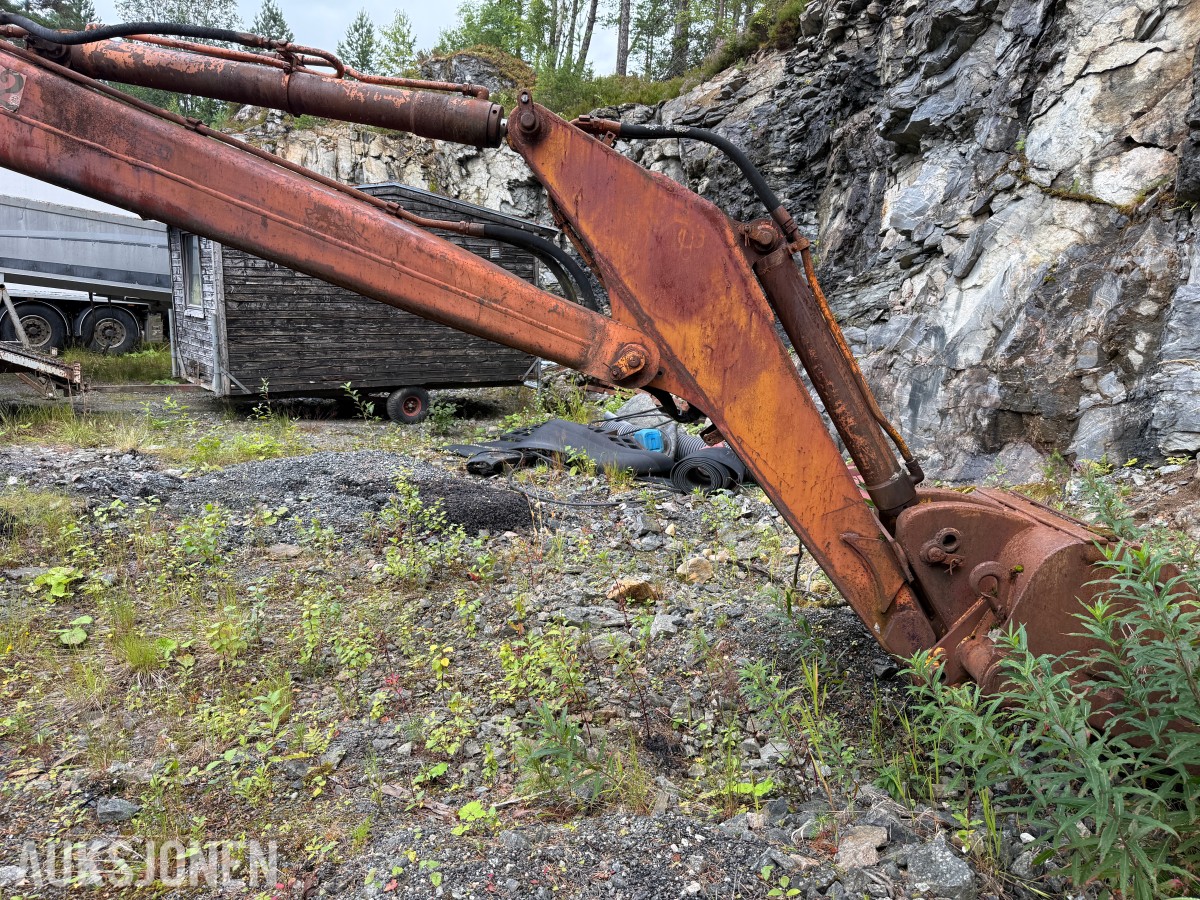 1971 Brøyt X2B gravemaskin – 4-hjuls – Skuffe – Prosjekt/restaureringsobjekt