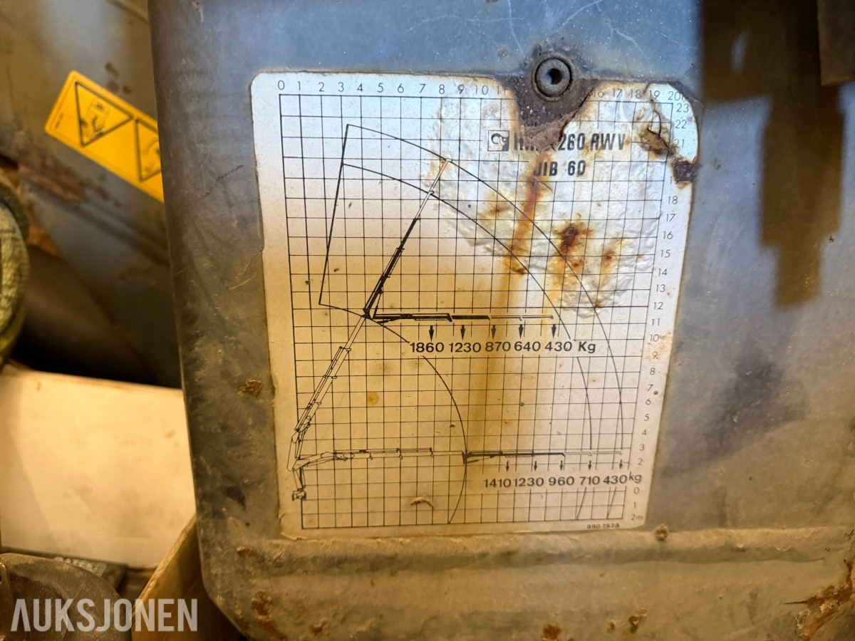 HIBAB 260 AW MARINKRAN MED FJERNKONTROLL
