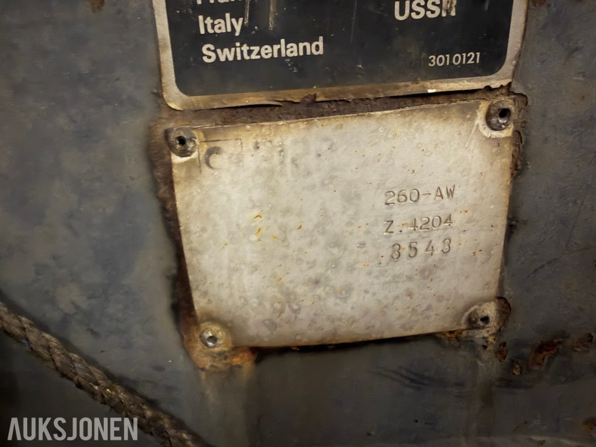 HIBAB 260 AW MARINKRAN MED FJERNKONTROLL
