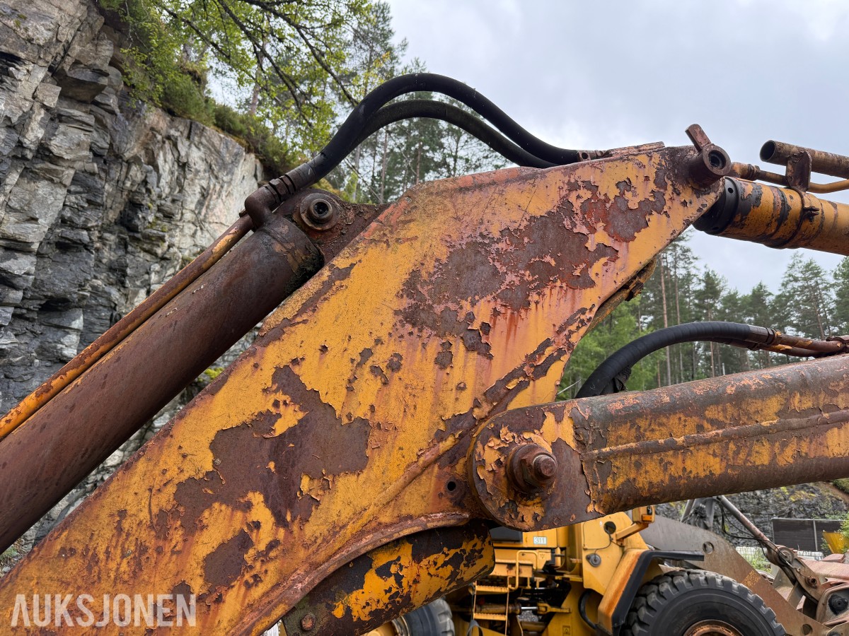 1971 Brøyt X2B gravemaskin – 4-hjuls – Skuffe – Prosjekt/restaureringsobjekt