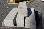 4 stk granittblokker 107 × 30 × 23 cm