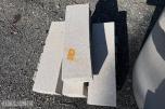 4 stk granittblokker 107 × 30 × 23 cm