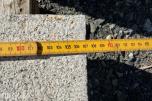 4 stk granittblokker 107 × 30 × 23 cm