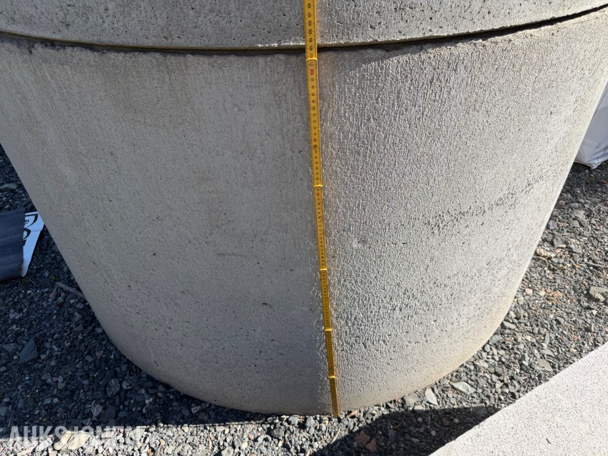 Betongkummer Ø160/80 cm med tilhørende justeringsringer