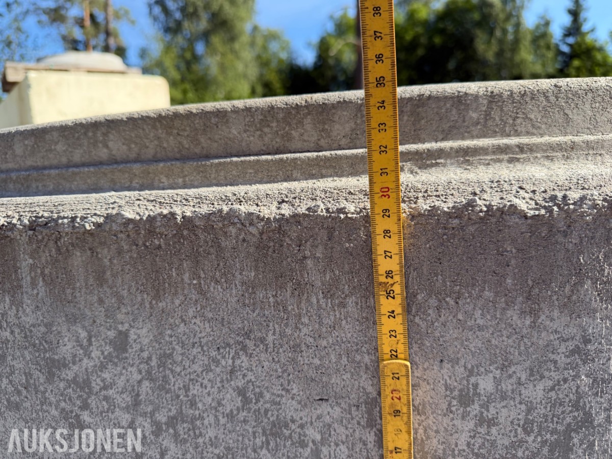 Betongkummer Ø160/80 cm med tilhørende justeringsringer