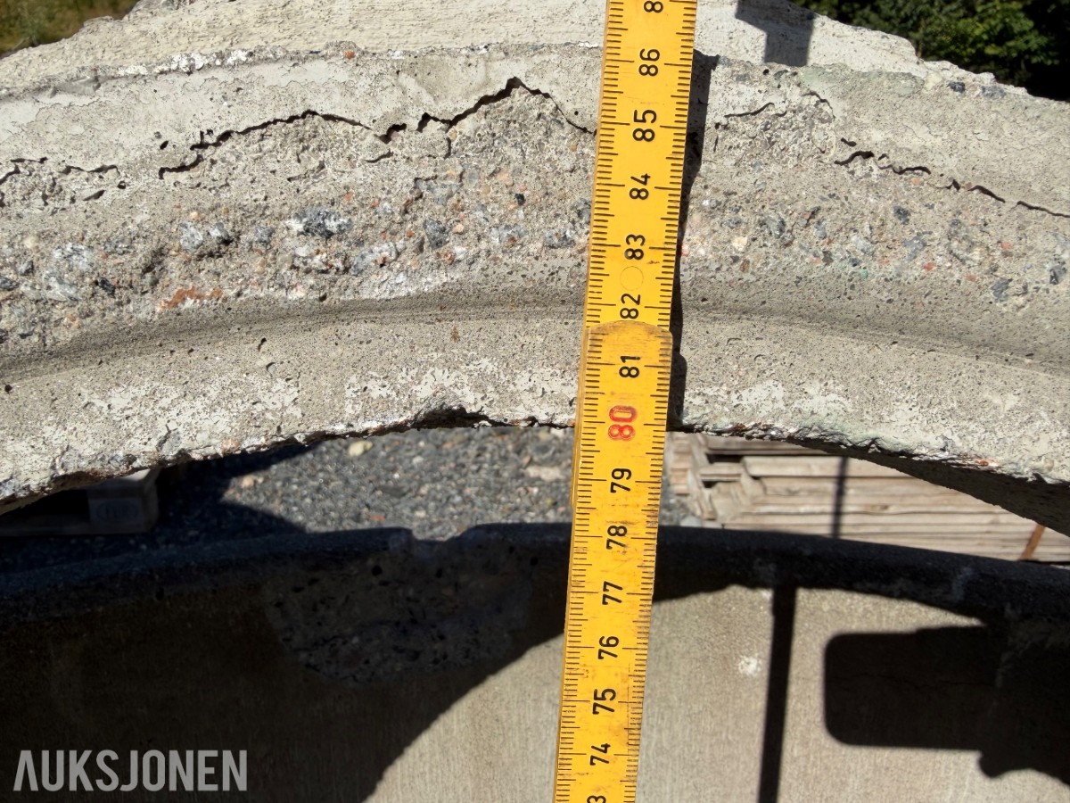 Betongkummer Ø160/80 cm med tilhørende justeringsringer