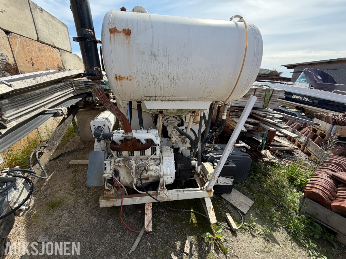 CIFA betongtrommel med 4-sylindret DEUTZ dieselmotor