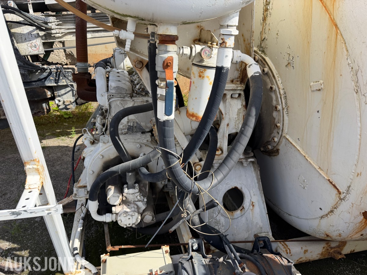 CIFA betongtrommel med 4-sylindret DEUTZ dieselmotor