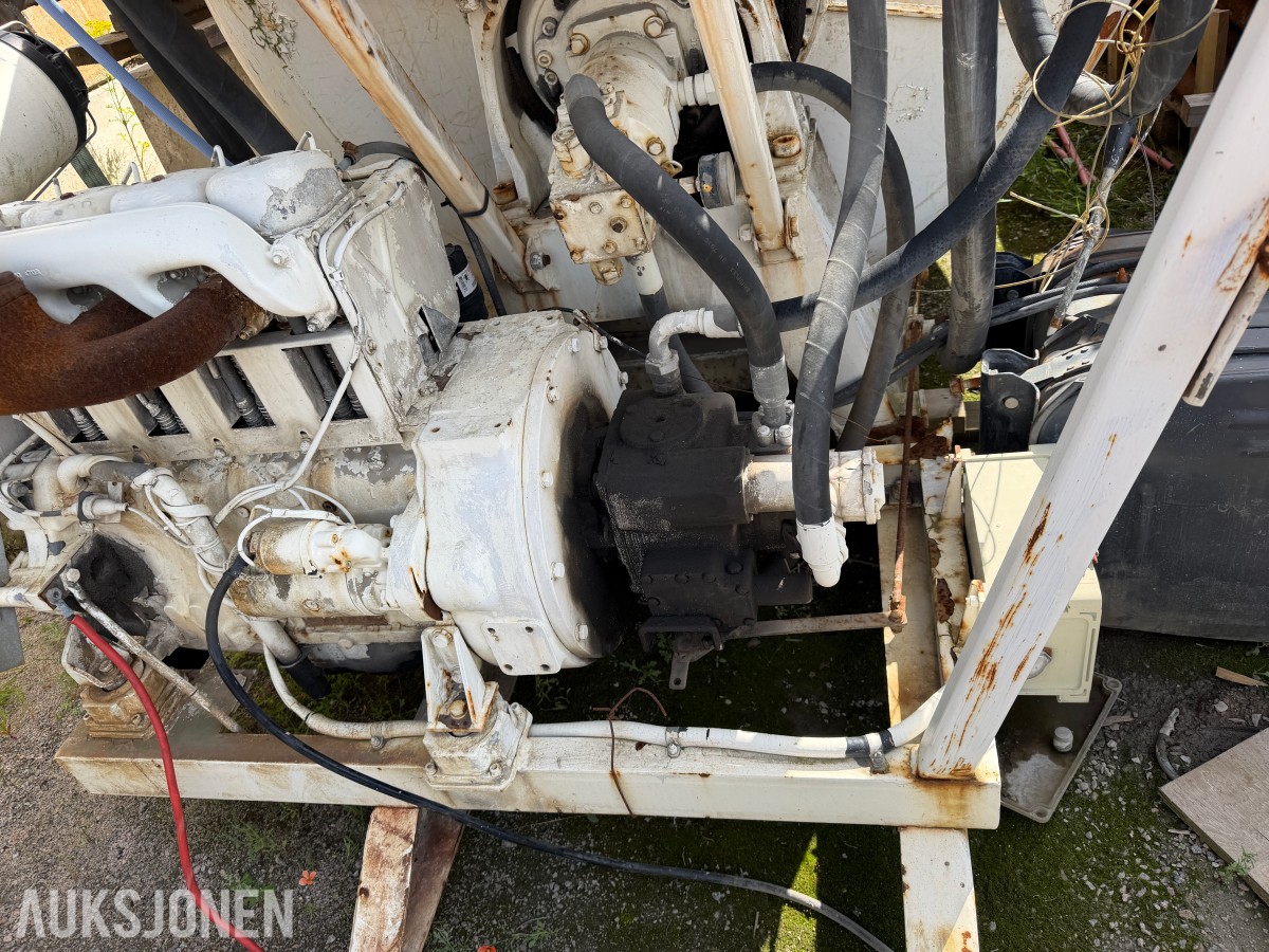 CIFA betongtrommel med 4-sylindret DEUTZ dieselmotor