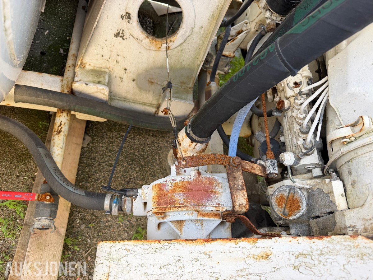 CIFA betongtrommel med 4-sylindret DEUTZ dieselmotor