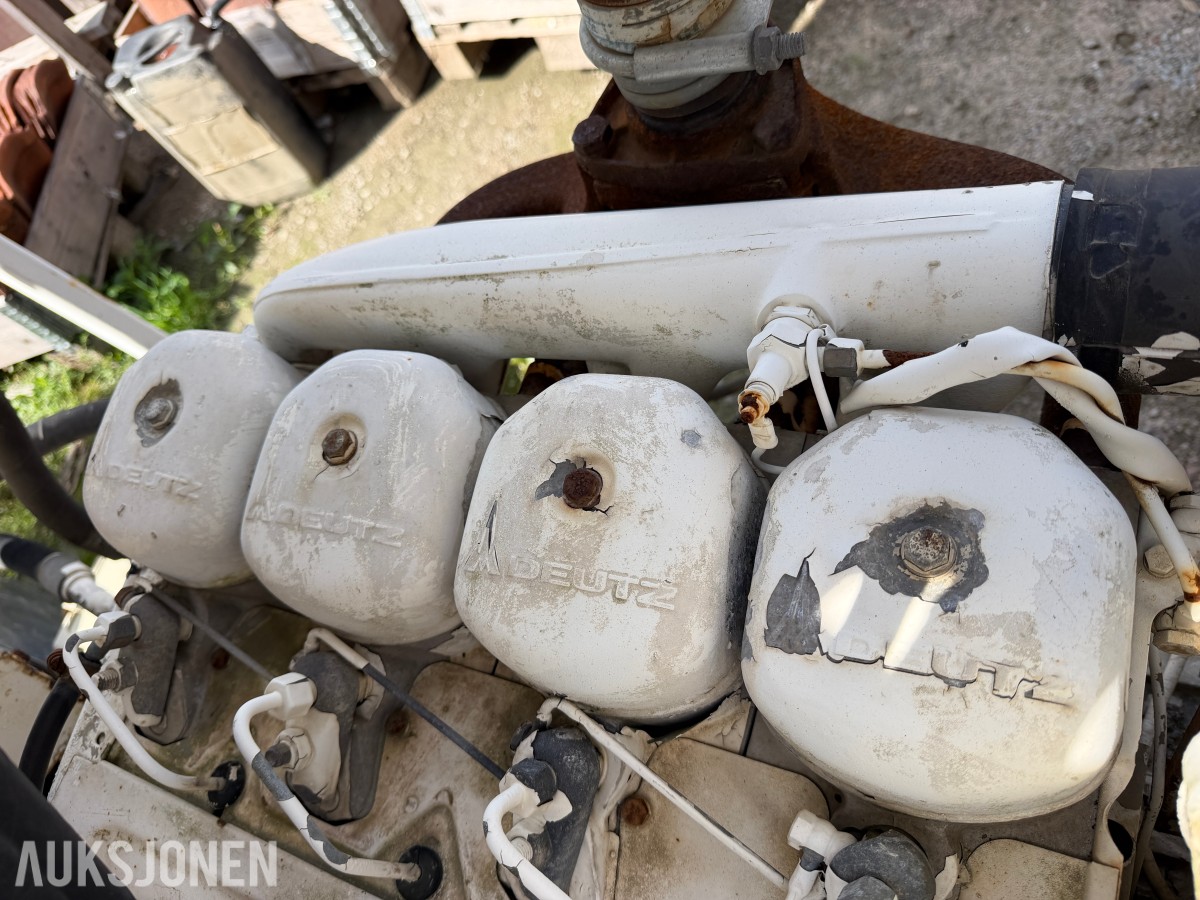 CIFA betongtrommel med 4-sylindret DEUTZ dieselmotor