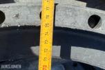 9 stk justeringsringer Ø75 cm + 1 stk betongkumring Ø65 cm