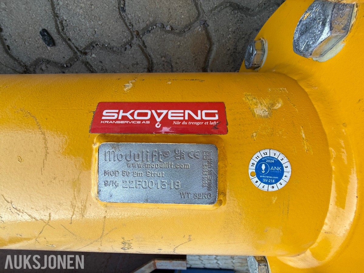 2 stk modulift mod 50 sprederbjelker