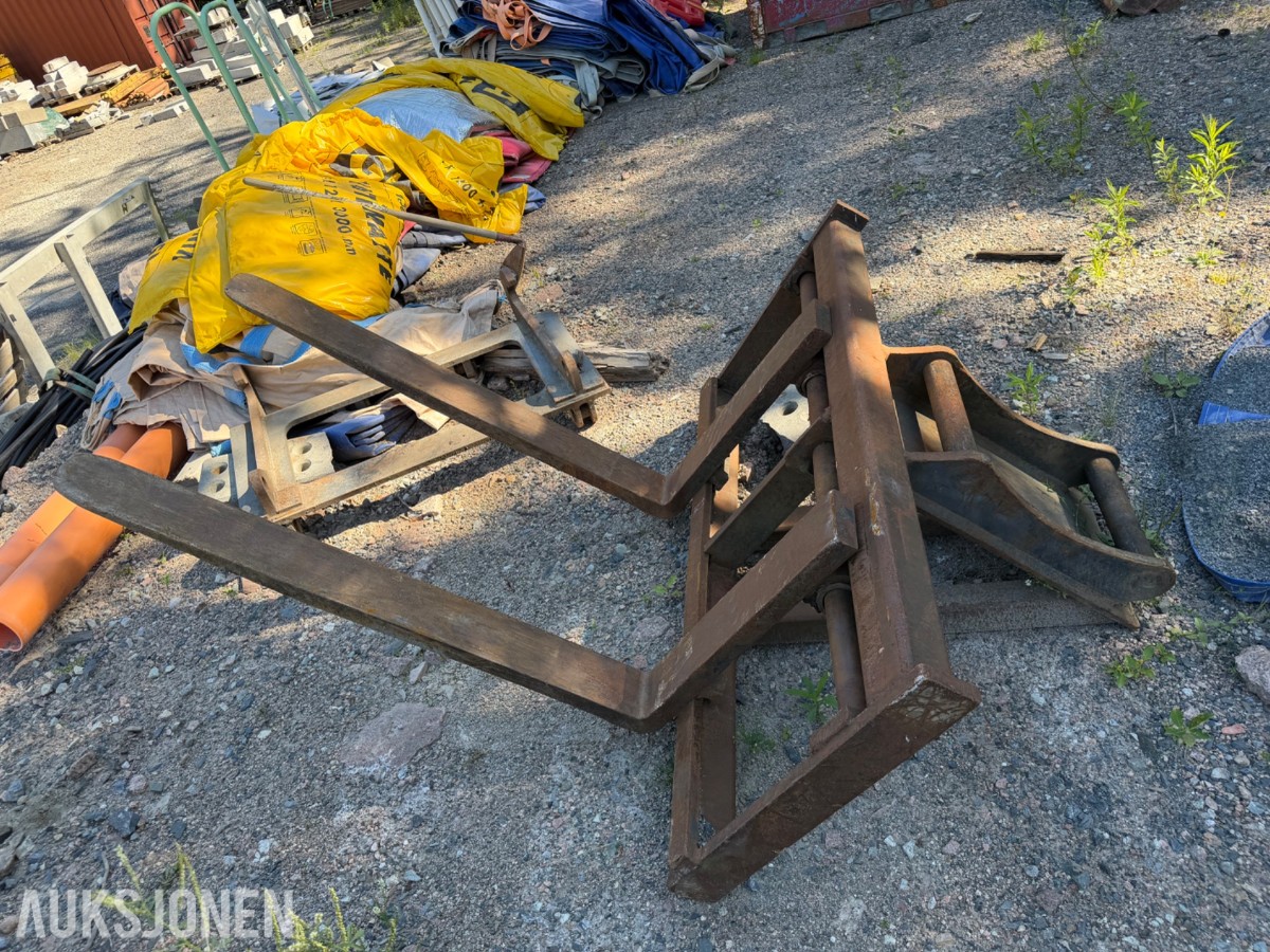 Pallegafler med S60-feste
