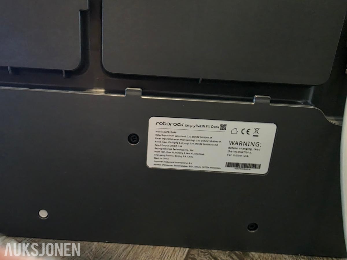 Dokkingstasjon til Roborock S8 MaxV Ultra.