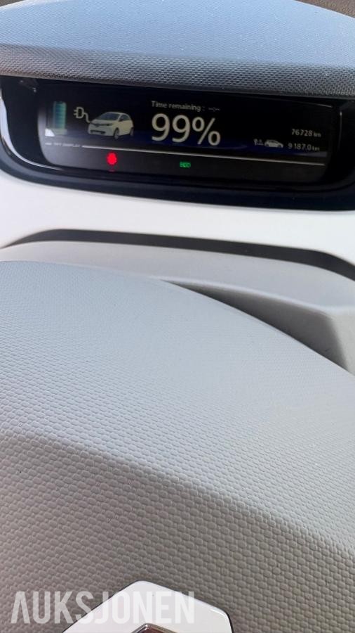 2017 Renault Zoe, 68KW, 76649km