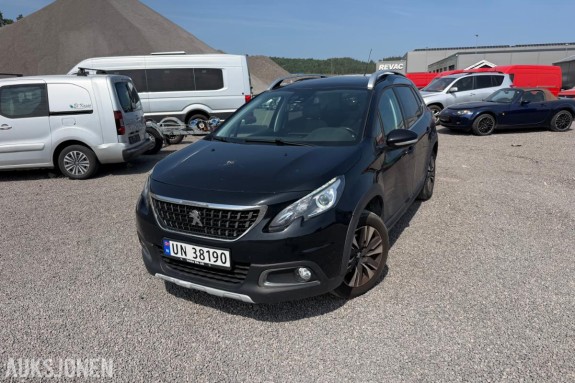 2018 PEUGEOT 2008 1.2 110HK,EU-OK 10-26,REFUND EXPORT 17050KR, 135000KM