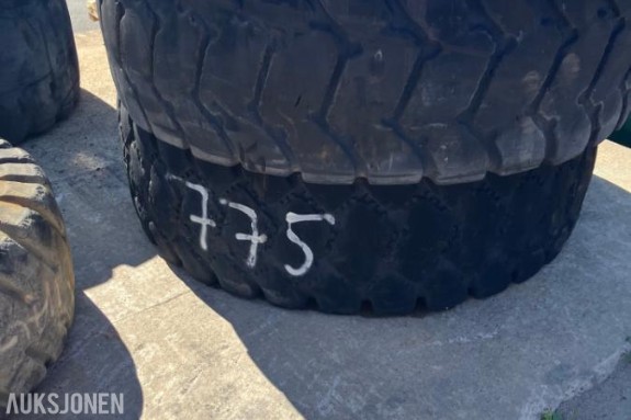 24.00R35 dekk Michelin og Bridgestone Michelin og Bridgestone