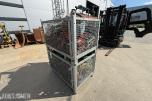 2 stk. stabelbare stålkasser med rundslinger