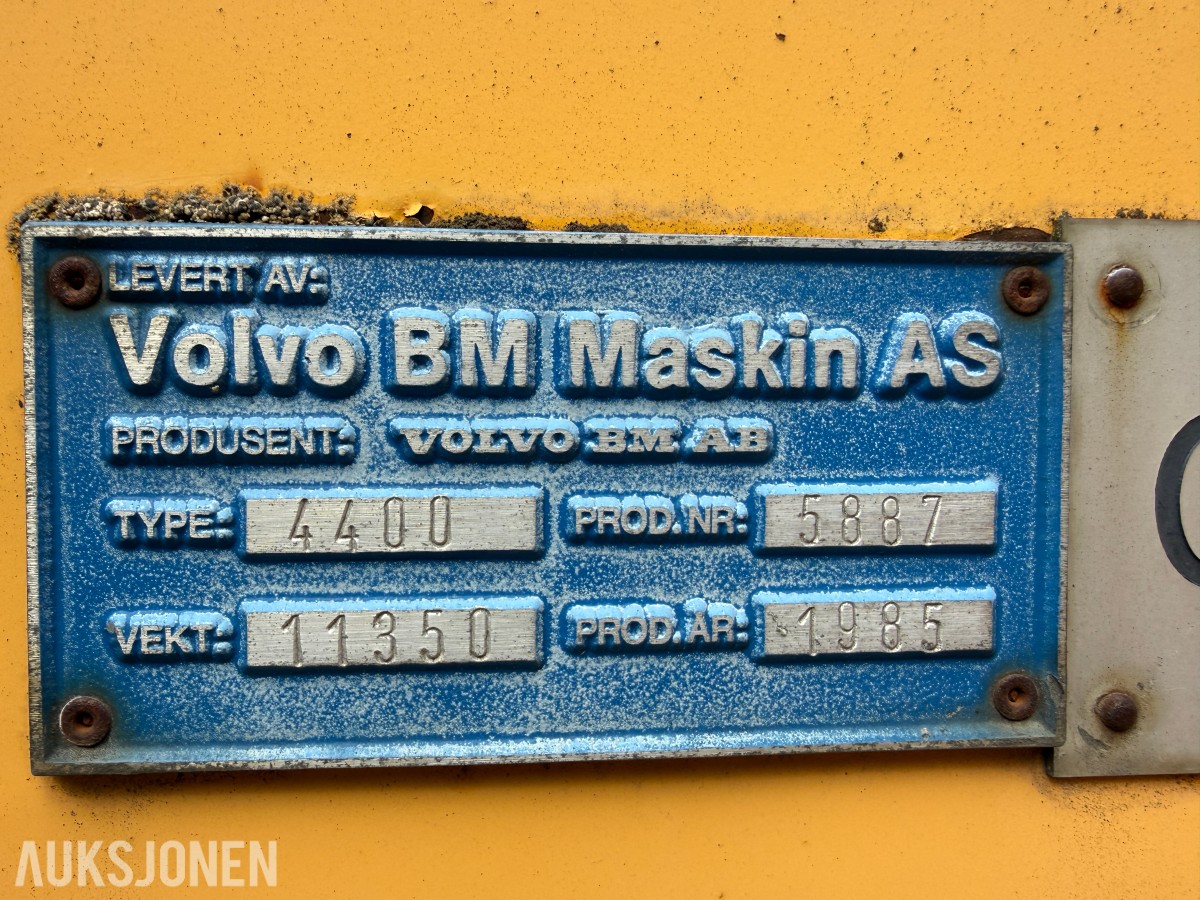 1985 Volvo BM 4400 Hjullaster
