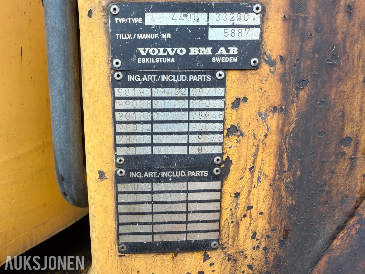 1985 Volvo BM 4400 Hjullaster