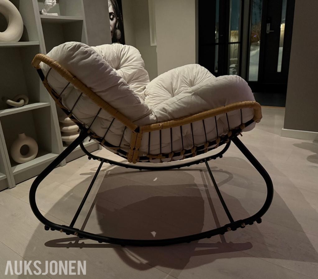 Moderne luksus lenestol i rotting – helt ny! 2026