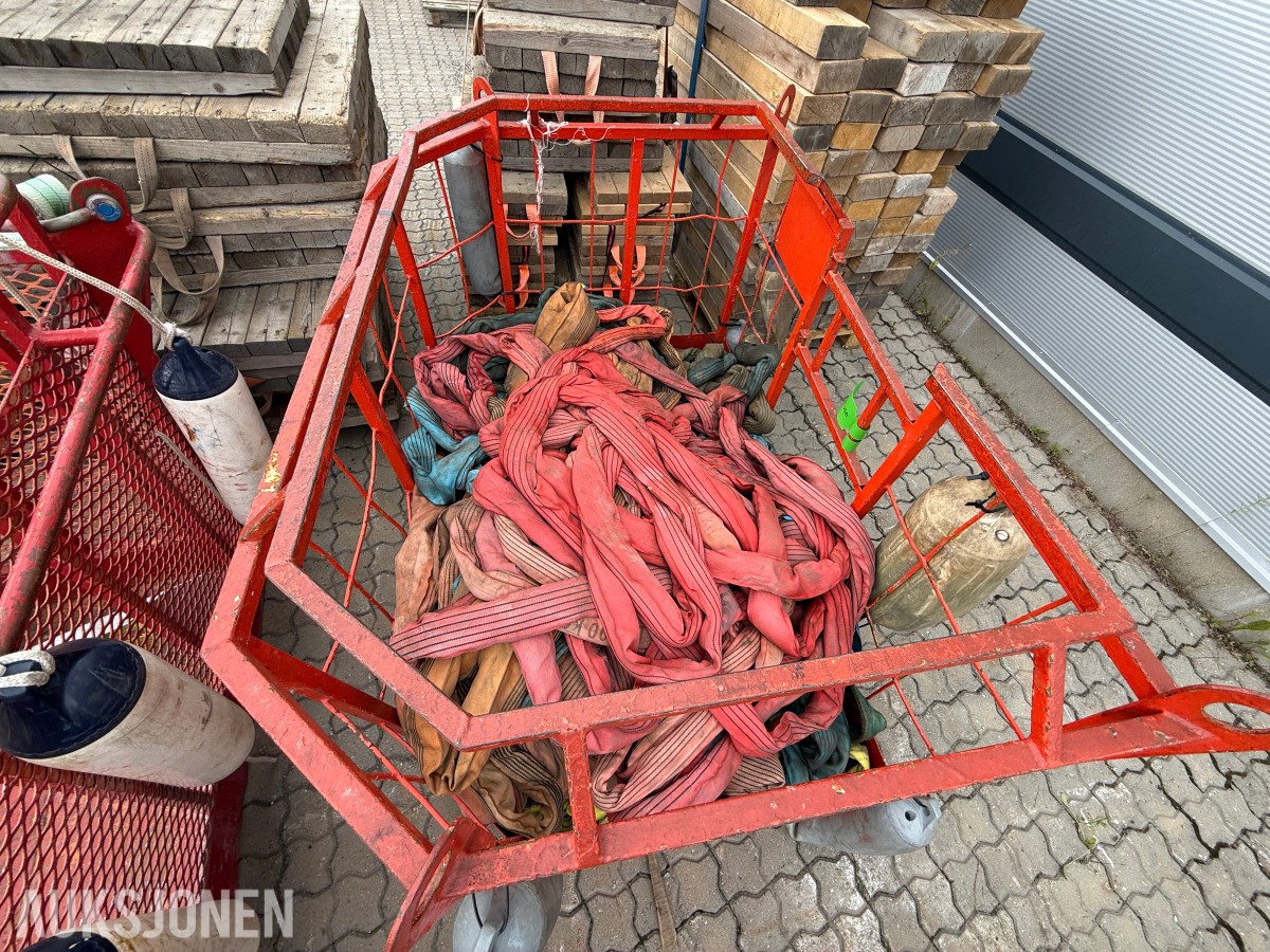 personkurv/arbeidskurv for kran med rundslynger
