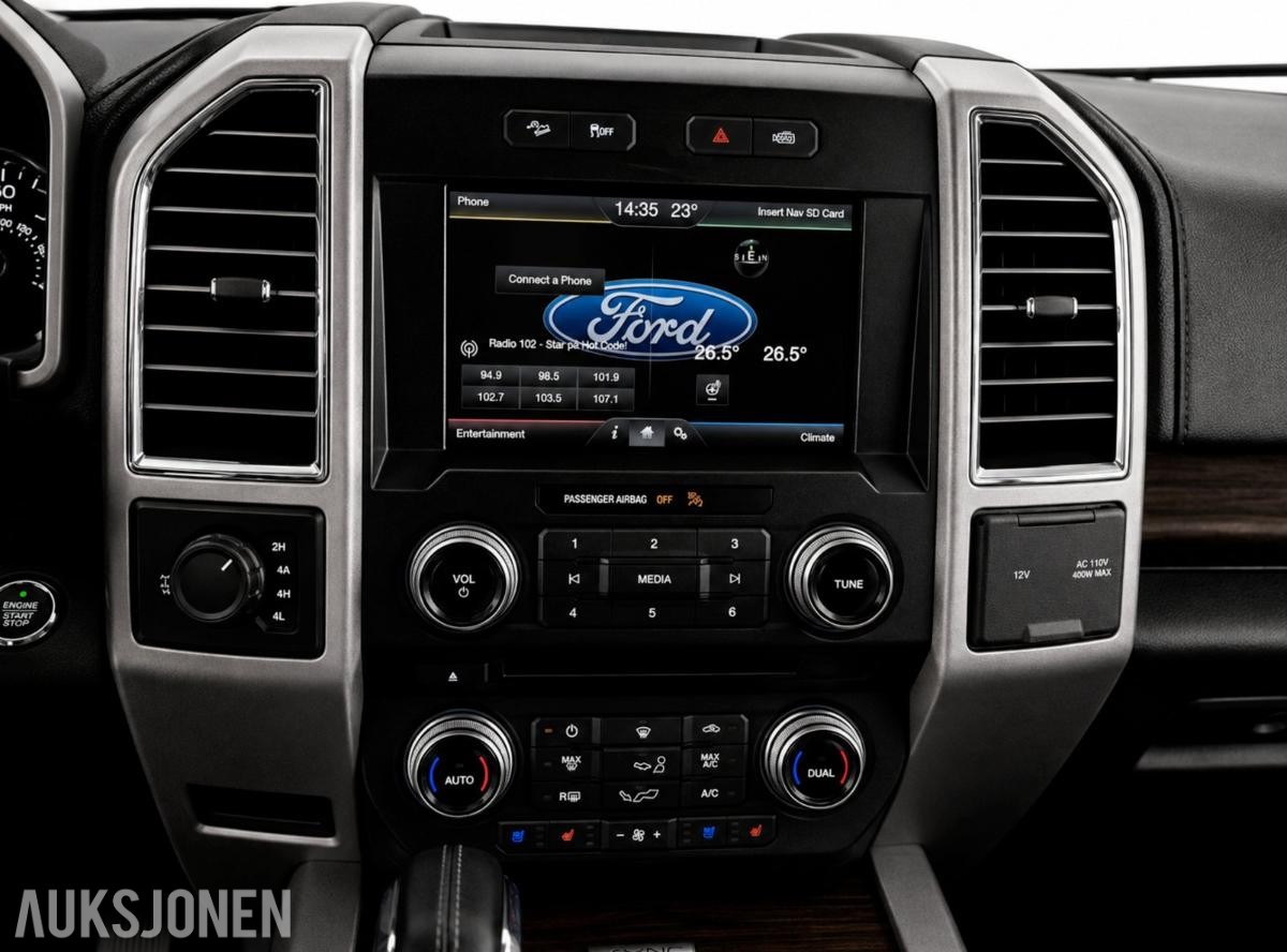 2015 FORD F-SERIE SUPERCREW LARIAT 3.5L 370HK Kamera 5seter personbil