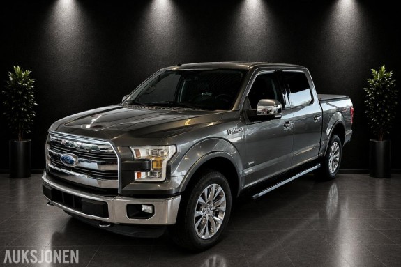 2015 FORD F-SERIE SUPERCREW LARIAT 3.5L 370HK Kamera 5seter personbil