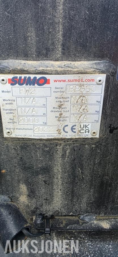 2022 Sumo FW2 lodd til traktor