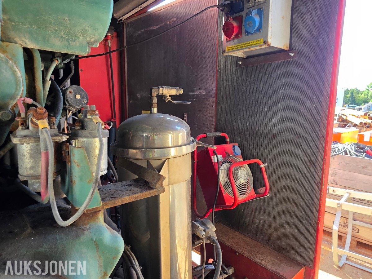 1998 Woma 480Z P40 vannmeislings utstyr/Høytrykkspumpe i container
