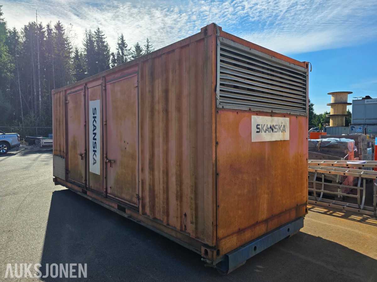 1998 Woma 480Z P40 vannmeislings utstyr/Høytrykkspumpe i container