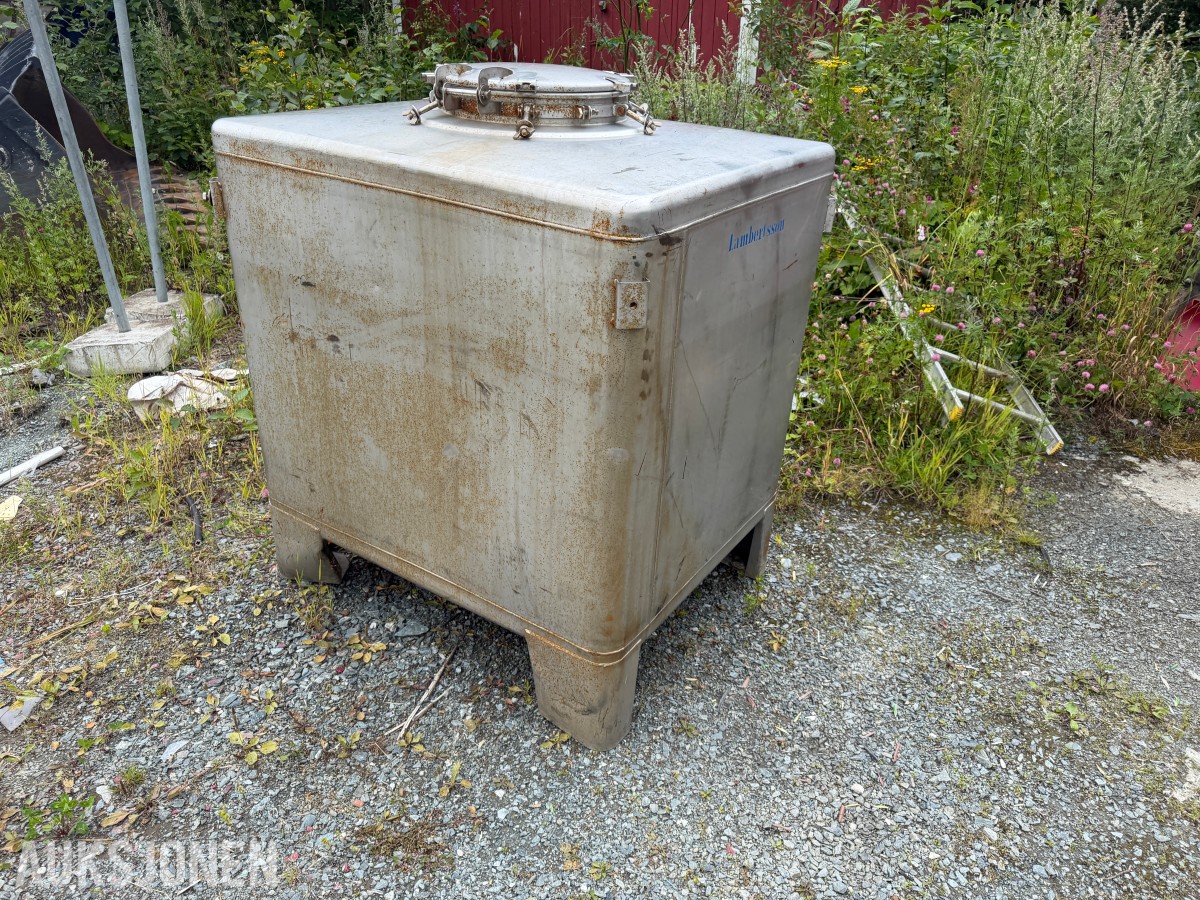 rustfri tank - uten minstepris!