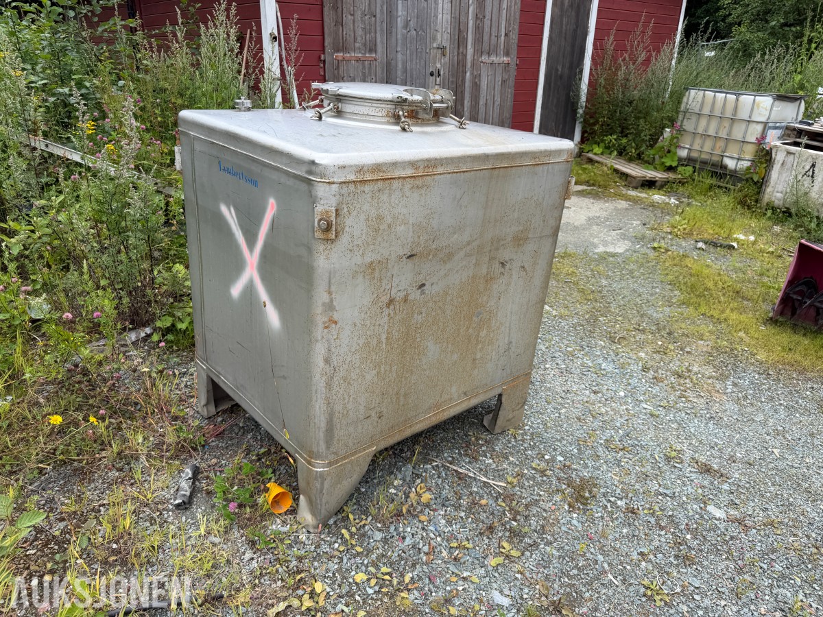 rustfri tank - uten minstepris!
