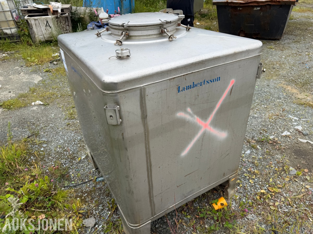 rustfri tank - uten minstepris!