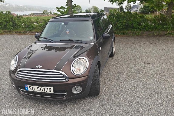 2008 Mini Clubman 1.6 109hk delskinn parkeringssensor skinninteriør soltak eu ok 02.2027 