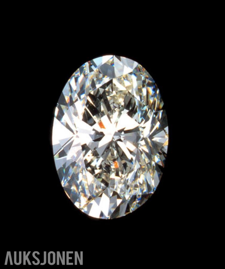 Stor diamant på 5.05ct | E/VVS2 | Excellent | Oval | GSI!