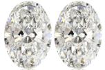 TO DIAMANTER PÅ 2,00CT TOTALT | D/VVS2 | OVAL BRILLIANT CUT | IGI