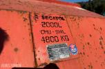 2022 Secatol 2000 liter Betongtobb, CMU/SWL 4800 kg