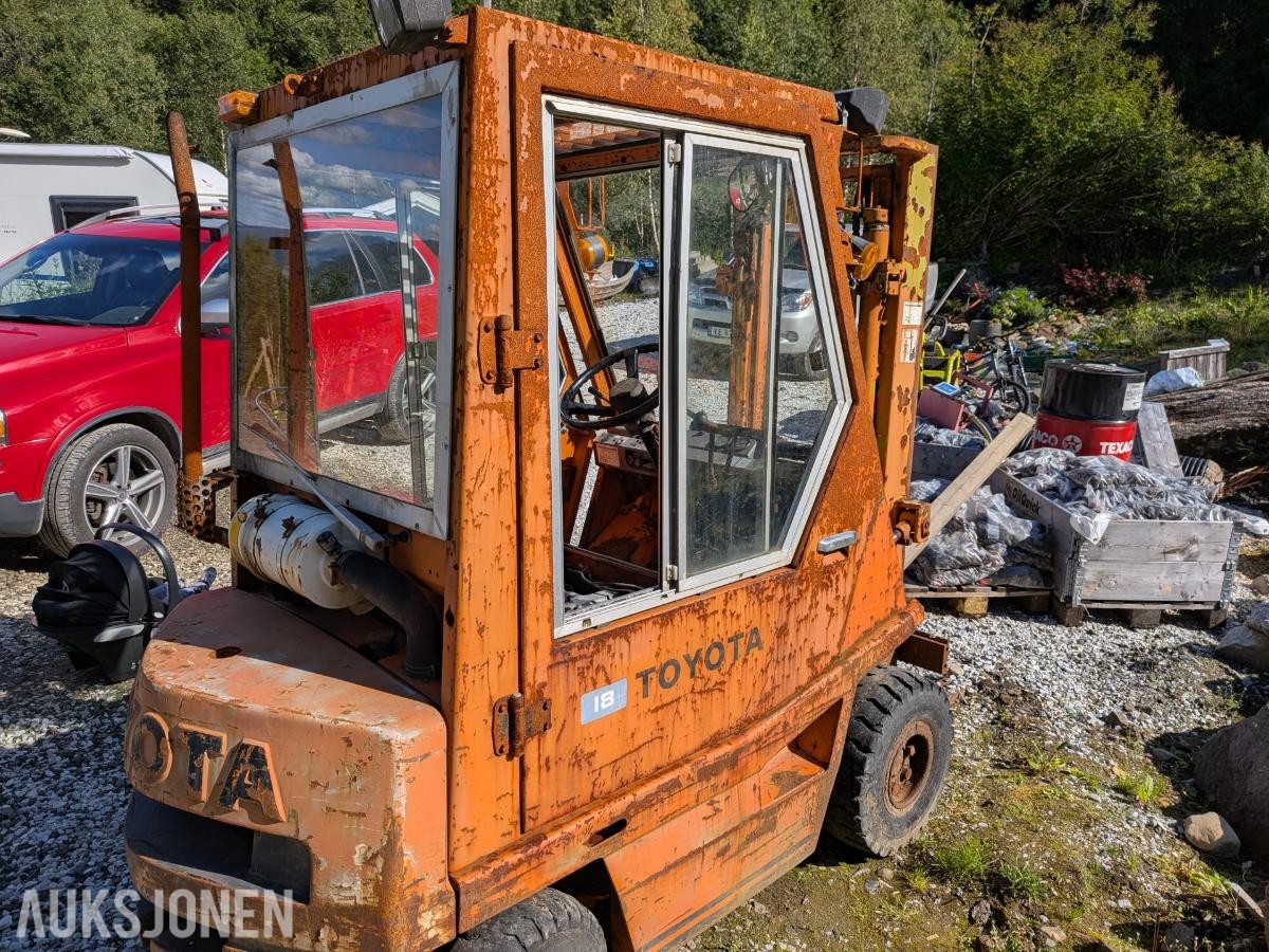 1985 Toyota gaffeltruck  3FD-18 rep objekt - ingen minstepris