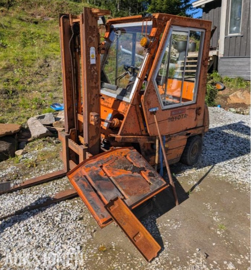 1985 Toyota gaffeltruck  3FD-18 rep objekt - ingen minstepris